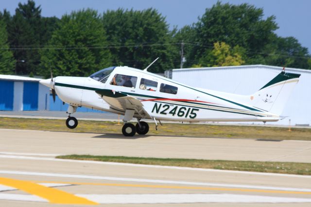 Beechcraft Sundowner (N24615) - This Beech 23 landed for EAA AirVenture 2023 on July 23.