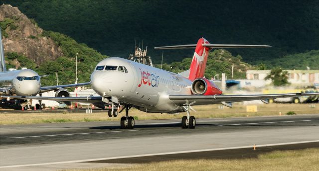 PJ-JAB — - Jetair airlines departing St Maarten to Curacao.