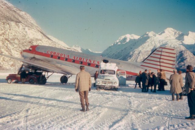 N91314 — - Alaska: Cordova Airlines DC-3C: Built 1942.  Picture 1963-1967. Aircraft had groundloop accident 9-14-1965 (NTSB ANC66A0010).