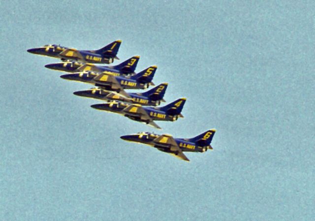 — — - Blue Angels El Centro Airshow circa 1970s