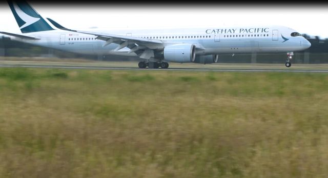 Airbus A350-900 (B-LRF) - A350 landing at NZCH, December 2018