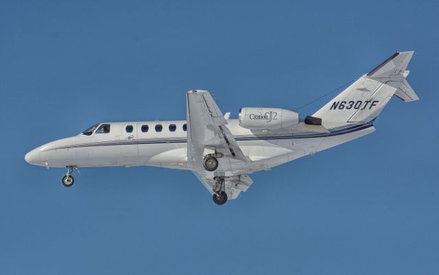 Cessna Citation CJ2+ (N630TF) - CJ2 N630TF, 'LFK30' landing in CYHU, 12-01-2019