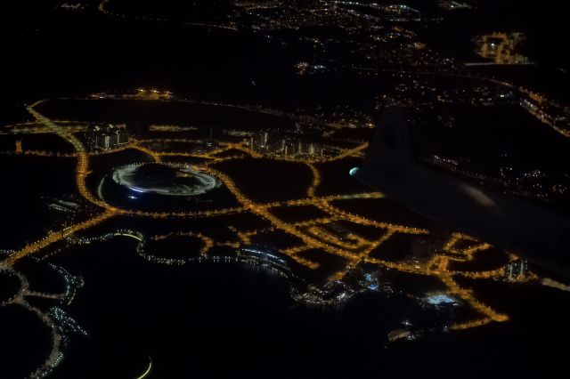 Airbus A330-300 (9M-MTG) - 20th March., 2017: Aerial view of the Putrajaya International Convention Center shortly after departure from KLIA en route to Osaka.