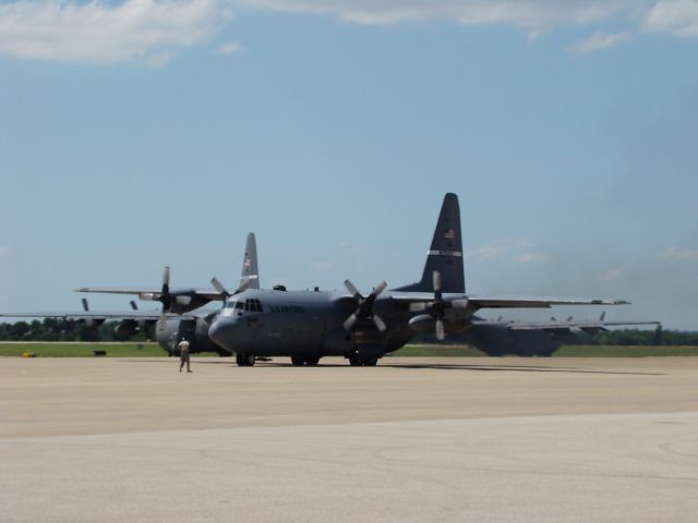 Lockheed C-130 Hercules — - C-130s leaving Salina, Kansas on 06212009