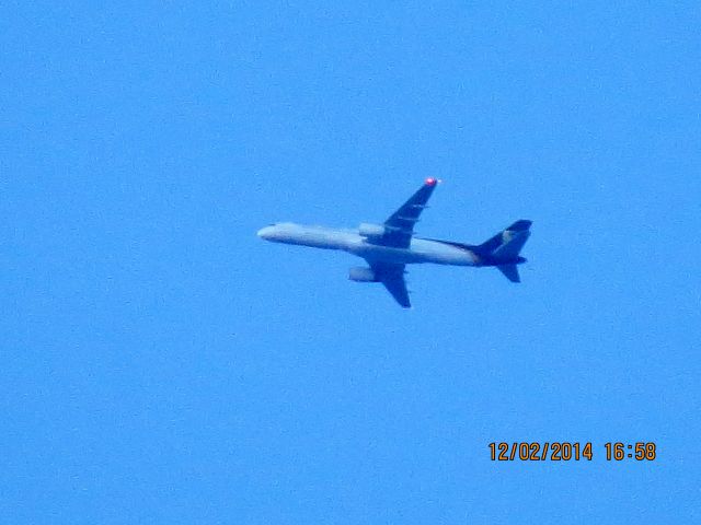Boeing 757-200 (N448UP) - UPS flight 2962 from SDF to LAS over Southeastern Kansas at 32,000 feet.