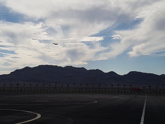 McDonnell Douglas F-15 Eagle — - F-15's taking off from Nellis as seen from Las Vegas Motor Speedway