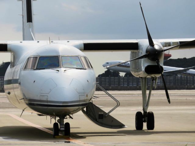 de Havilland Dash 8-300 (JA007G) - I take a picture on Aug 21, 2017.