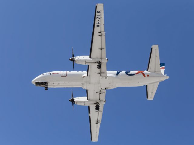 Saab 340 (VH-ZLK) - As does this Regional Turboprop aircraft.