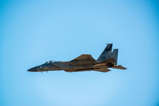McDonnell Douglas F-15 Eagle (AFR84017) - Capital Airshow 2022 - Entrance Area