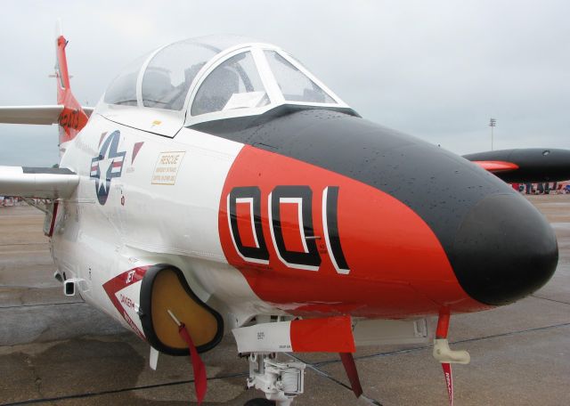 North American Rockwell Buckeye (N36TB) - On display on a rainy, overcast day at the Defenders of Liberty Airshow at Barksdale Air Force Base, Louisiana.