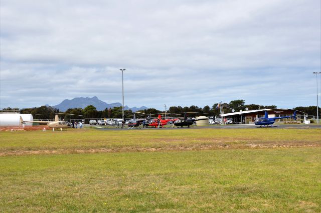 Robinson R-44 (VH-DUP) - R44s at Flinders Island, Mar 2020