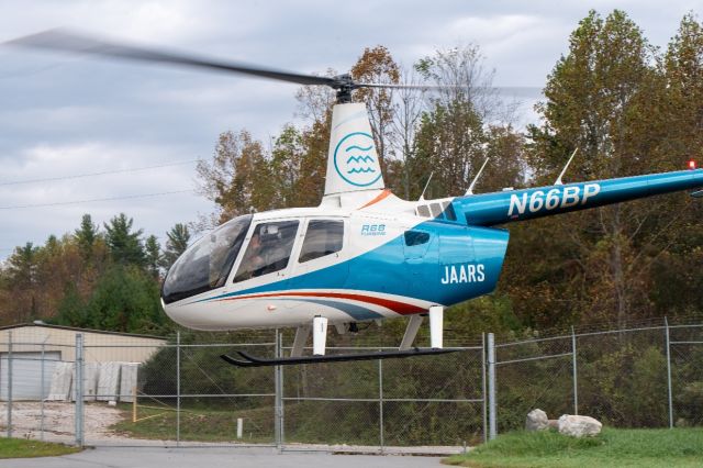 Robinson R-66 (N66BP) - JAARS R66 departing Spruce Pine airport after refueling for response operations after Hurricane Helene. 