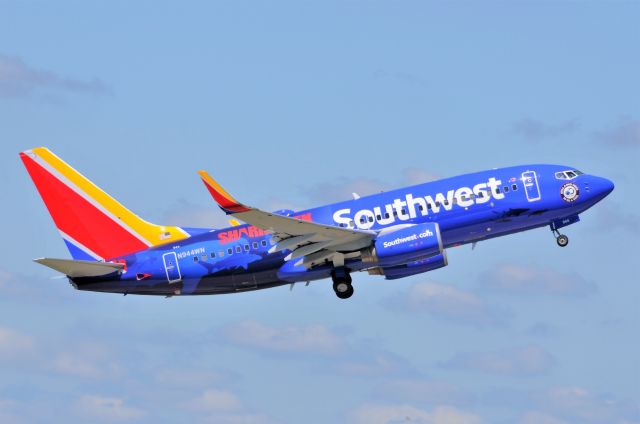 Boeing 737-700 (N944WN) - Shark Week! Wish SWA would bring these back!