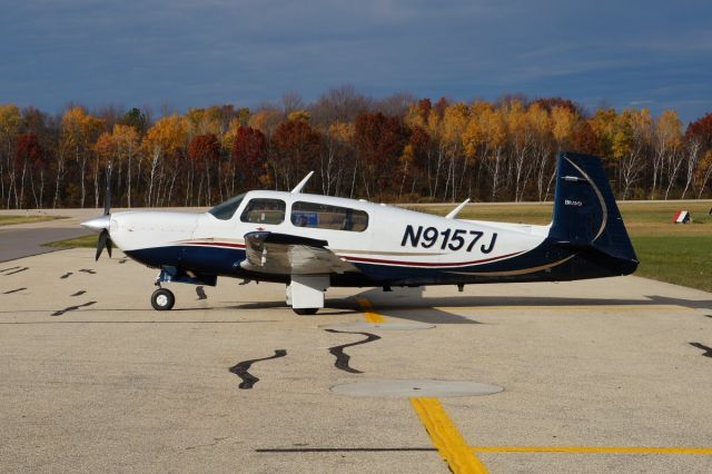 Mooney M-20J MSE (N9157J) - A beautiful Fall afternoon in Tomah, WI.