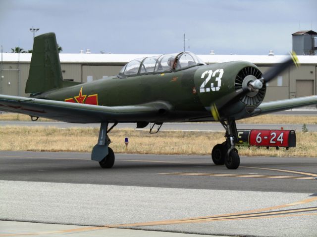 NANCHANG PT-6 (N147M) - Taxiing at Fullerton