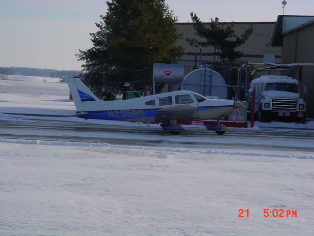 Piper Cherokee (N235BB) - Parked on ramp on 1/21/11