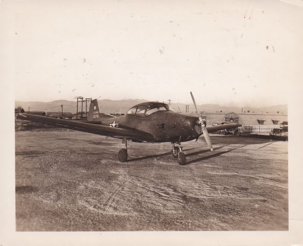 North American Navion (N7733C) - Ryan L-17B 48-974 in Korea 1951 25th Infantry Division. Photo by Captain Sid Achee who flew it there.