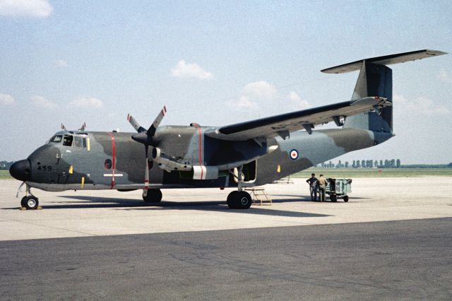 De Havilland Canada DHC-5 Buffalo (RCAF9459) - RCAF CC-115 Buffalo in 1968 at Düsseldorf (EDDL)