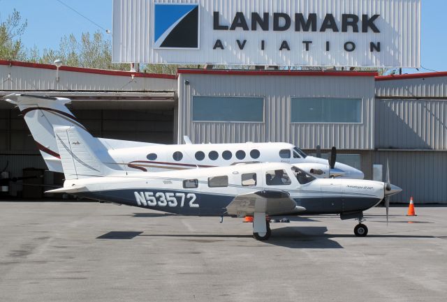 Piper Saratoga (N53572) - LANDMARK offers a great service at the KSYR airport!