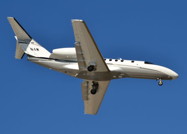 Cessna Citation CJ4 (N4M) - MME-CJ4 LLC (NASCAR driver Mark Martin) on final runway 2 - 3/6/16