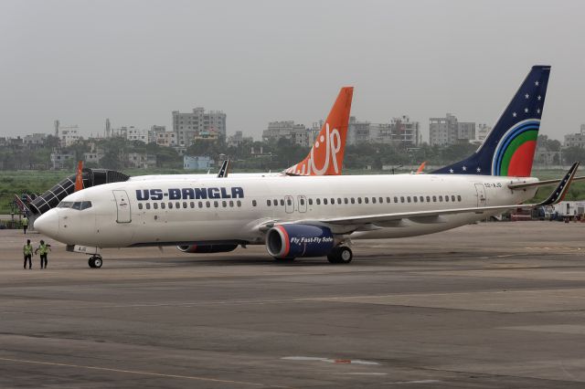 Boeing 737-800 (S2-AJG) - 28th August, 2024: About to start taxiing for departure to Kuala Lumpur International Airport as flight BS 315 from Dhaka's Zia International Airport. 