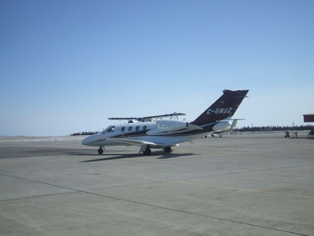 Cessna Citation CJ1 (C-GWGZ) - Departing Woodward Aviation FBO Goose Airport NL. May 7/9