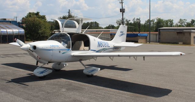 LIBERTY (2) XL-2 (N680XL) - A Liberty Aerospace Liberty XL-2 on the ramp at Northeast Alabama Regional Airport, Gadsden, AL - August 20, 2019.