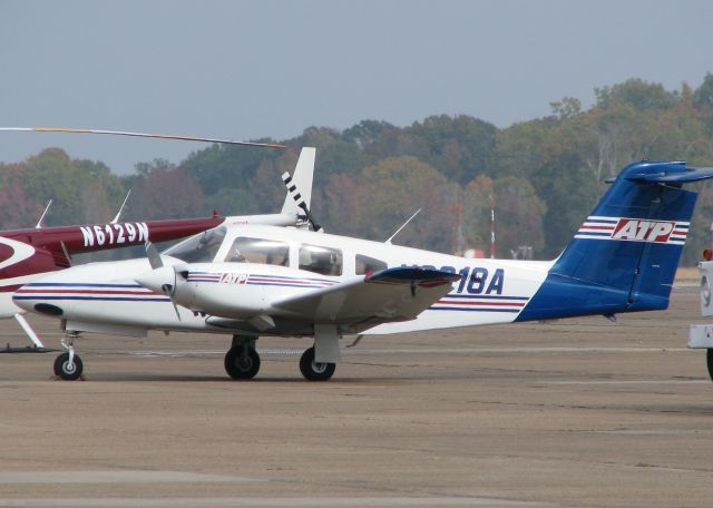 Piper PA-44 Seminole (N6818A) - Parked at the Monroe Louisiana airport.