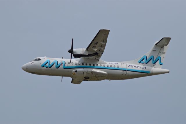 Aerospatiale ATR-42-300 (XA-UFA) - ATR-42-320 XA-UFA MSN 412 of Aeromar on departure from Mexico City International Airport (07/2018).