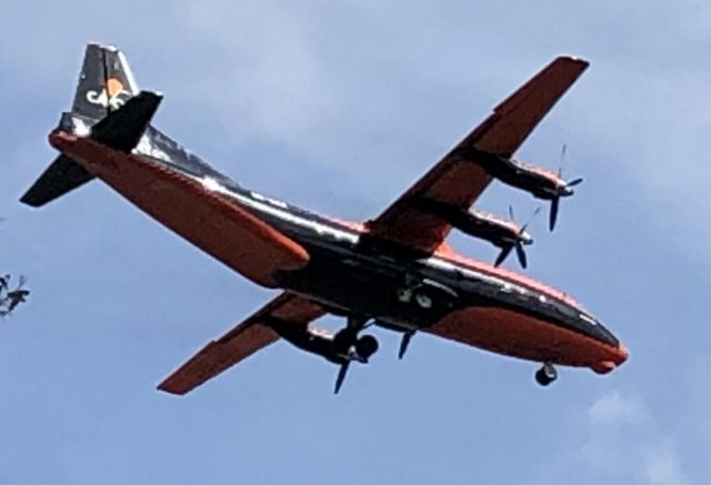 Antonov An-12 (UR-CJN) - First time spotting this Ukrainian aircraft in South Texas! 