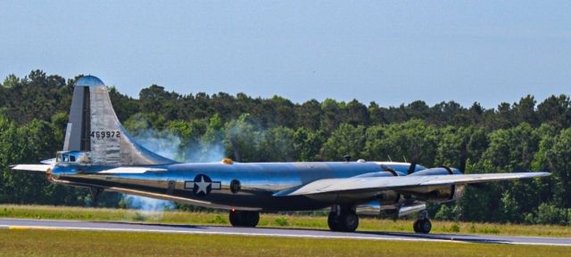 Boeing B-29 Superfortress (N69972) - Smoky start