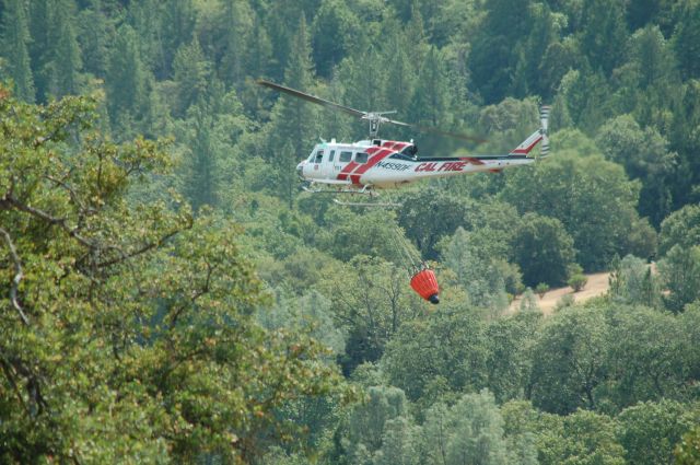 N499DF — - Near Middletown, Lake County CA after dropping a bucket of water on a small fire.