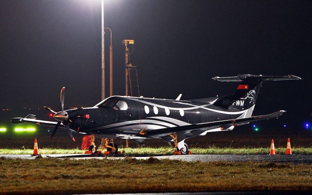 HB-FWM — - pilatus pc-12 hb-fwm at shannon 1/12/18.