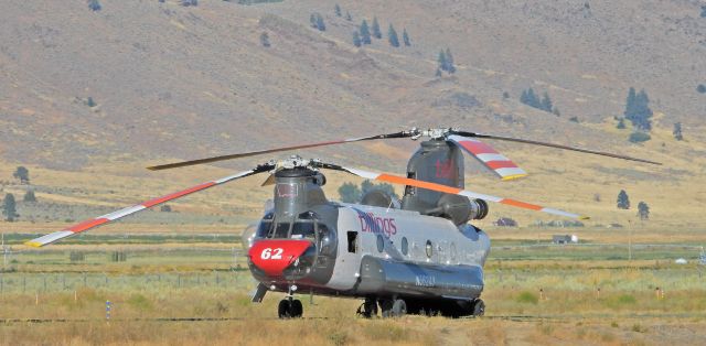 ASAP Chinook (N562AJ) - At the Portola Airport near the "Walker Fire"