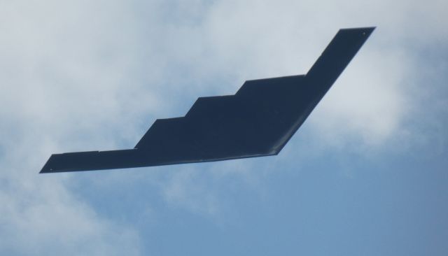 Northrop Spirit (89-0129) - Shown here is a Northrup Grumman B-2 Spirit, AKA the Stealth heavy strategic bomber near Philadelphia. Pa. (KPHL) on the 4th of July 2020.