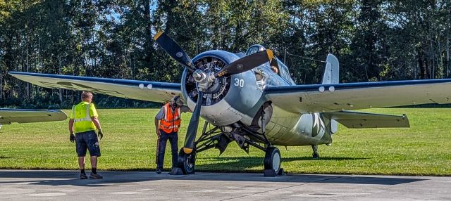 Grumman G-36 Wildcat (N315E) - N315E 1944 General Motors FM-2 Wildcat - Warbirds Over The Beach 2024 Military Aviation Museumbr /Air Show br /42VA - Virginia Beach Airportbr /Photo: Monica Elise Del Corobr /October 6, 2024br /(TDelCoro)