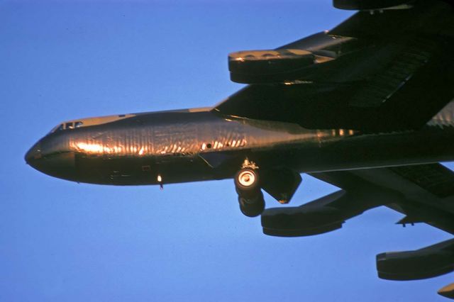 56-0612 — - Boeing B-52D Stratofortress 56-0612 at March AFB on February 23, 1978. 