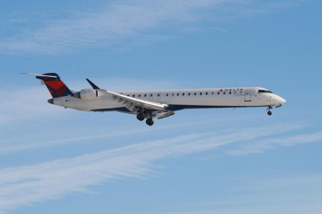 Canadair Regional Jet CRJ-900 (N146PQ) - Arriving at Montreal-Trudeau on runway 24R