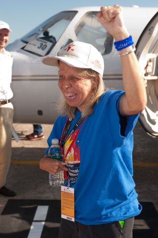 CSOA — - Cessna Special Olympics Airlift 2010 - http://flightaware.com/airlift/ - Airlift and Athletes arriving in Lincoln, Nebrasks on July 17, 2010.  Photos Courtesy Cessna Aircraft Company