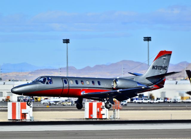 Cessna Citation V (N313HC) - N313HC 2002 Cessna 560 C/N 560-0603  - Las Vegas - McCarran International (LAS / KLAS) USA - Nevada, February 02, 2012 Photo: Tomás Del Coro