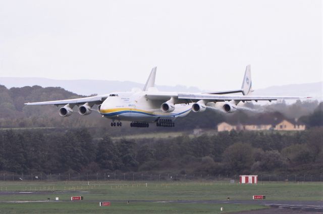 Antonov An-225 Mriya (UR-82060) - an-225 ur-82060 landing at shannon from almaty 19/10/21.