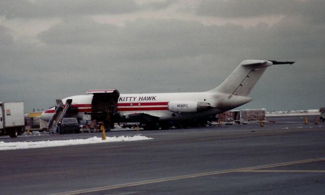 Douglas DC-9-10 (N561PC) - Kitty Hawk DC9 at Boston Logans South Cargo on November 15, 1997.