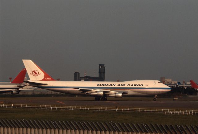 Boeing 747-200 (HL7459) - Departure at Narita Intl Airport Rwy16 on 1987/05/10