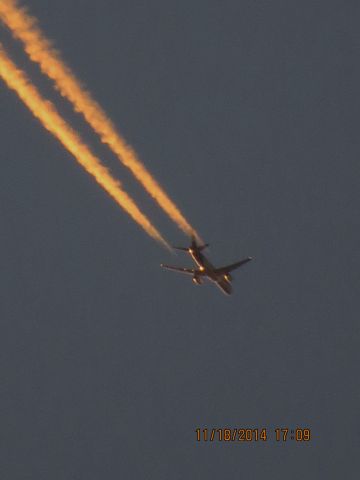 Boeing 757-200 (N925FD) - FedEx flight from MEM to ICT over Southeastern Kansas at 36,000 feet.