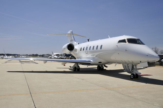 Bombardier Challenger 300 (N539XJ) - Aircraft only 8 weeks old, as of this photo.  Departing KFDK on 3/24/2009.  Thanks to the pilot who allowed me a moment to view the interior.      a href=http://discussions.flightaware.com/profile.php?mode=viewprofile&u=269247  Profile/a