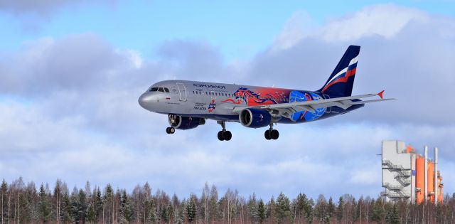 Airbus A320 (VP-BWE) - Aeroflot (PBC CSKA Moscow Livery)