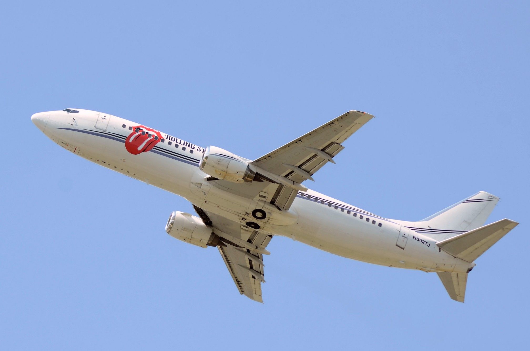 Boeing 737-700 (N802TJ) - Take-off on 24L - Sunday, July 26, 2015