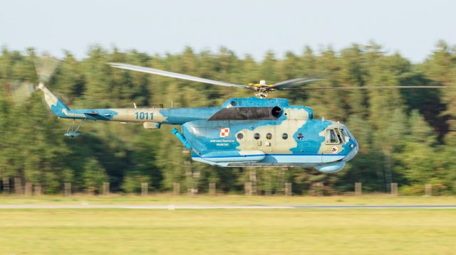 MIL Mi-14 (PAF1011) - Mi14 - "Haze", from Polish Navy Airforce. Mirosławiec Air Base , Poland. 31.08.2019.