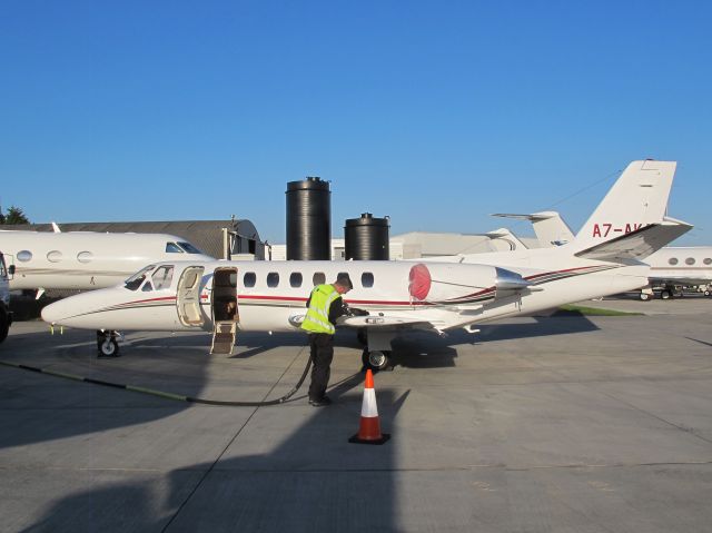 Cessna Citation V (A7-AKA) - At Luton, near London UK | 28 OCT 2014