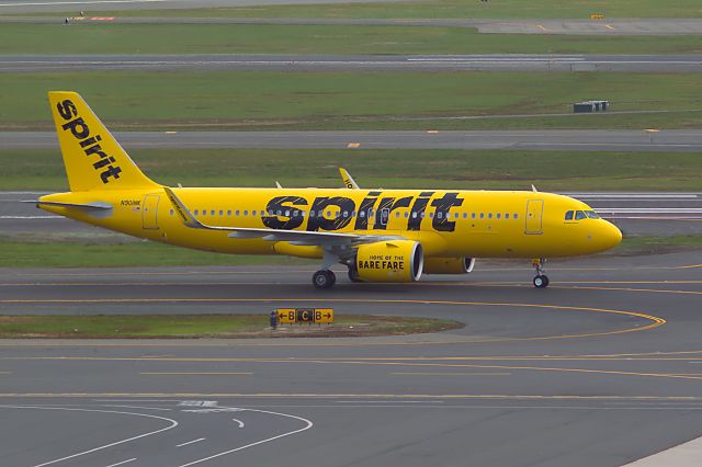 N901NK — - Spirits first A320neo BOS arrival